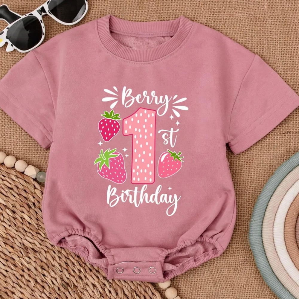 Berry First Birthday Set - Picture 7 of 7